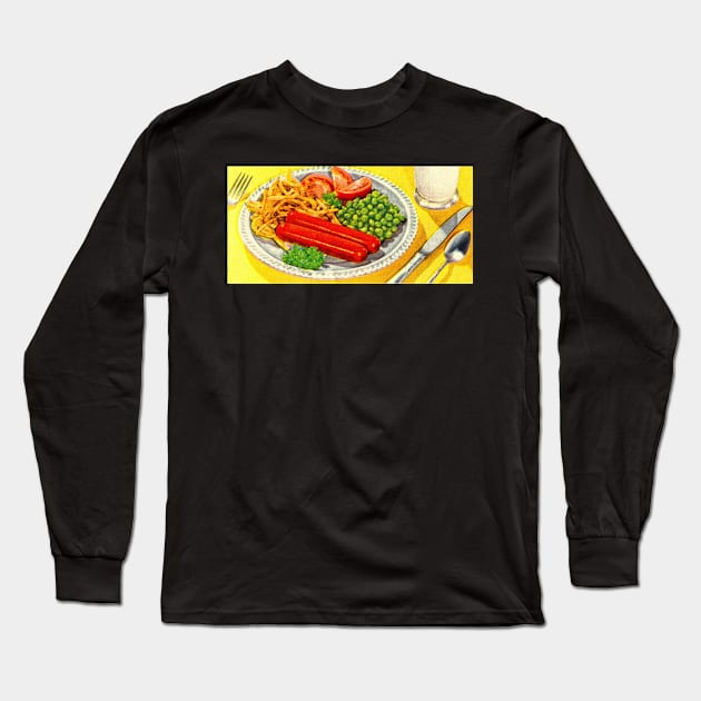 Wieners For Dinner Long Sleeve T-Shirt by liquidplatypus